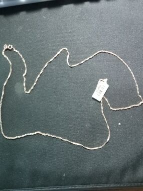 Delicate Silver-Tone Rope Chain Necklace - Elegant Everyday Layering
